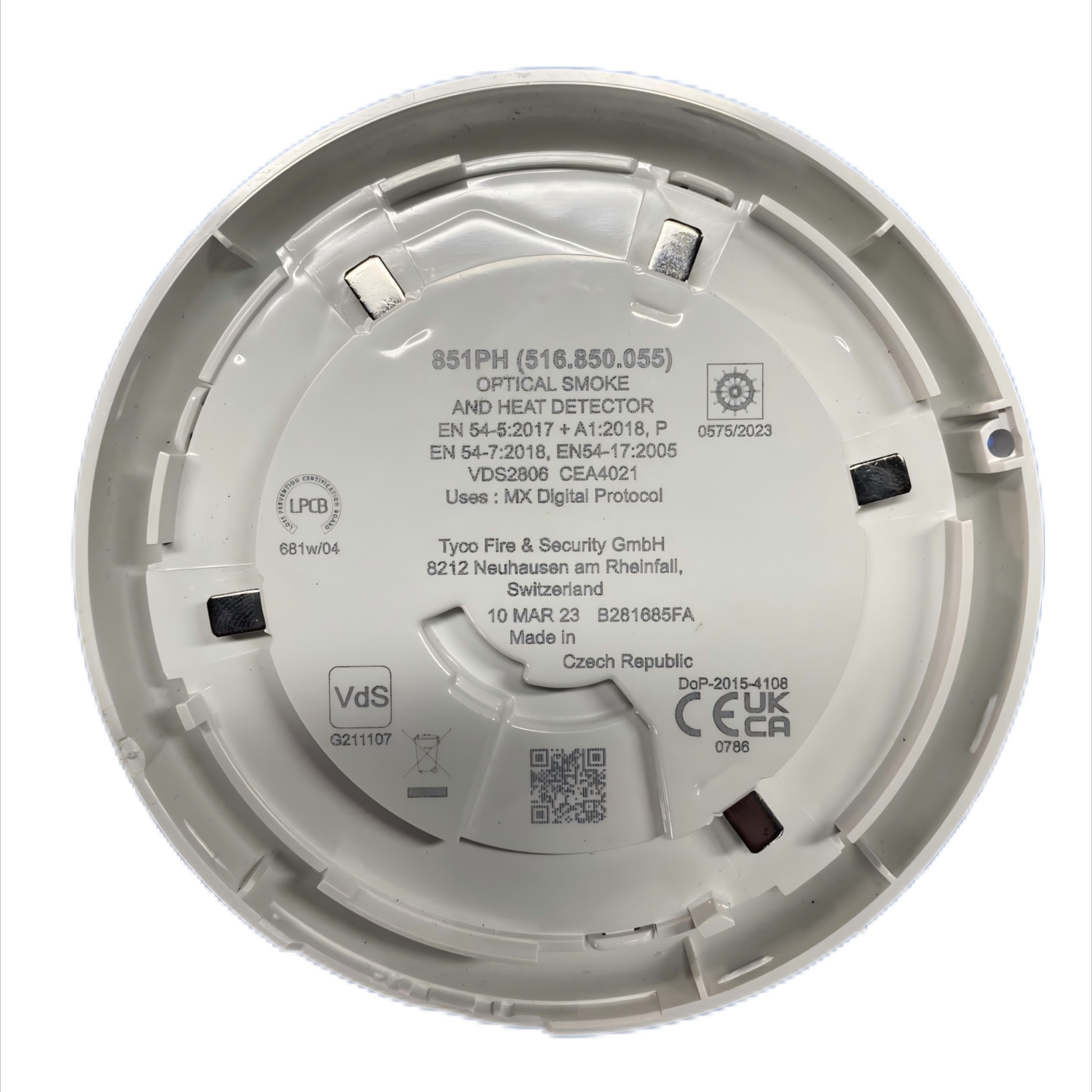 Tyco 851PH Marine Smoke Heat Detector Minerva MX 516.850.055 - Shinhang Marine