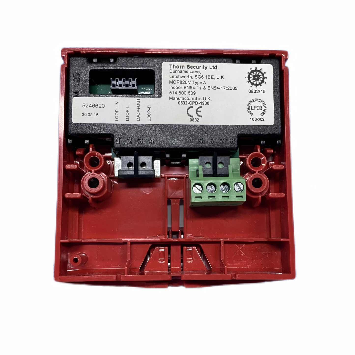 Tyco MCP820M Addressable Marine Indoor Call Point MX Minerva-514.800.609 